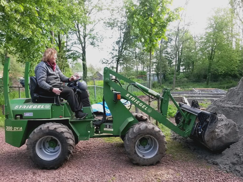 Wit vulzand en zwarte grond