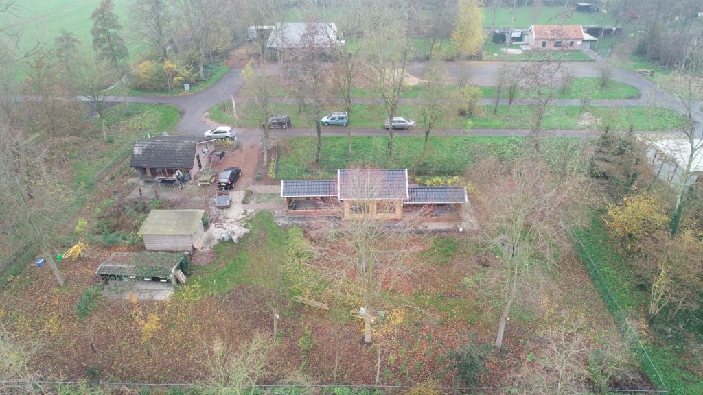 Herfst 2020. Voortgang Bijenstal